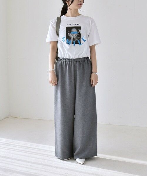 SHIPS / シップス サロペット・オールインワン | quaranciel:〈洗濯機可能〉ギャザー シャツ & イージー パンツ セットアップ | 詳細14