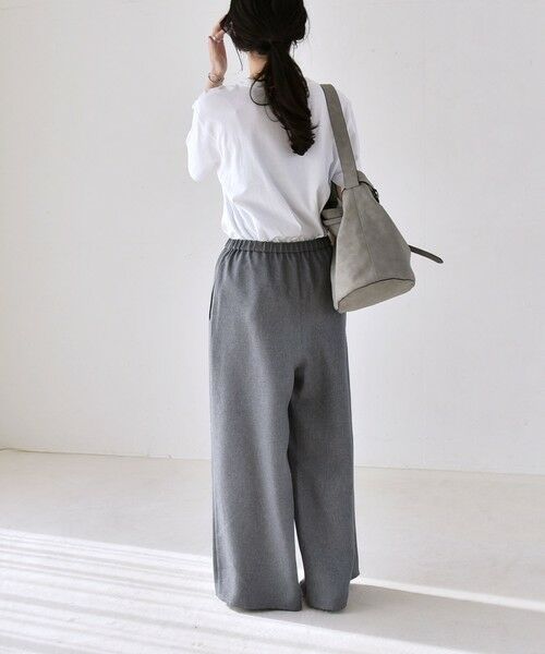 SHIPS / シップス サロペット・オールインワン | quaranciel:〈洗濯機可能〉ギャザー シャツ & イージー パンツ セットアップ | 詳細15