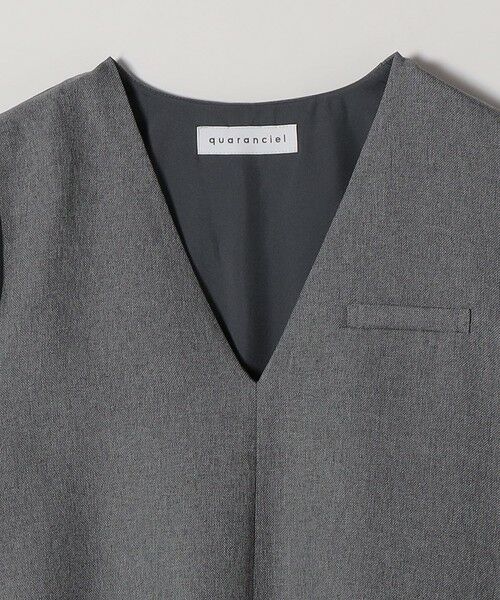 SHIPS / シップス ロング・マキシ丈ワンピース | 《予約》quaranciel:〈洗濯機可能〉Vネック ブラウス & Iライン スカート セットアップ | 詳細26