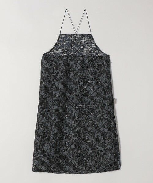 SHIPS / シップス ロング・マキシ丈ワンピース | quaranciel:〈手洗い可能〉デニム フラワー レース キャミ ワンピース | 詳細26