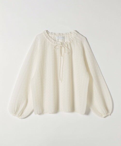 SHIPS / シップス シャツ・ブラウス | quaranciel:〈手洗い可能〉レース ジャカード ギャザー リボン プルオーバー | 詳細14