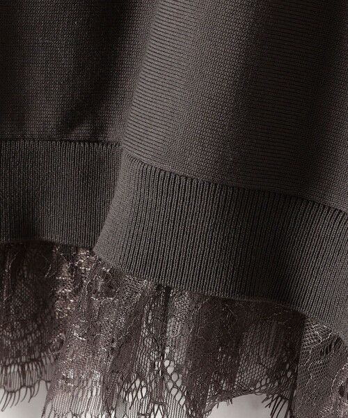 SHIPS / シップス ニット・セーター | quaranciel:〈手洗い可能〉レースヘム ドルマン ニット プルオーバー | 詳細24