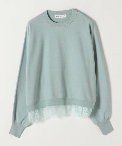 SHIPS / シップス ニット・セーター | 《予約》quaranciel:〈手洗い可能〉レース ドッキング ドルマン ニット プルオーバー | 詳細28