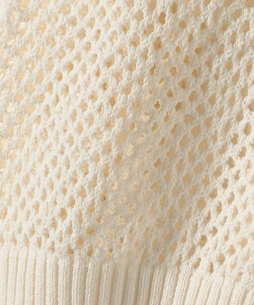 SHIPS / シップス カーディガン・ボレロ | quaranciel:〈手洗い可能〉透かし編み 襟付き ニット カーディガン | 詳細10