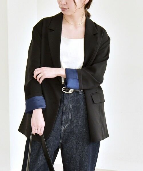 SHIPS / シップス テーラードジャケット | 《予約》quaranciel:〈手洗い可能〉ウーステッド テーラード ボタン ジャケット | 詳細10