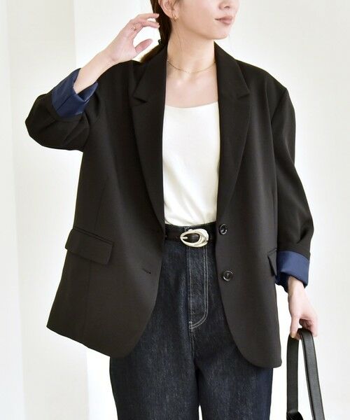 SHIPS / シップス テーラードジャケット | 《予約》quaranciel:〈手洗い可能〉ウーステッド テーラード ボタン ジャケット | 詳細7