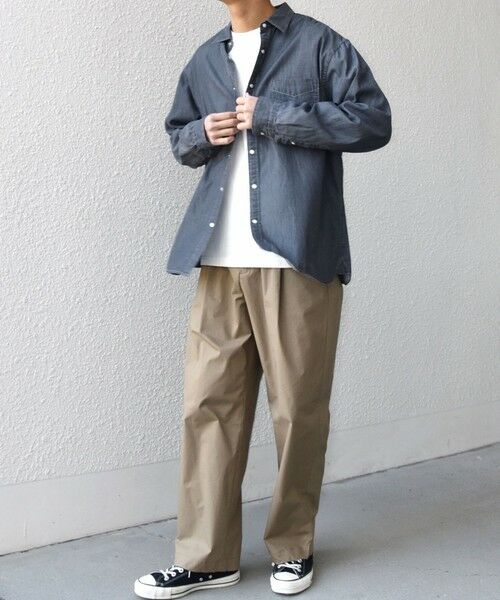 SHIPS / シップス シャツ・ブラウス | SHIPS any: 3.5oz スーパーライト デニム スナップ ボタン リラックス シャツ◆ | 詳細2