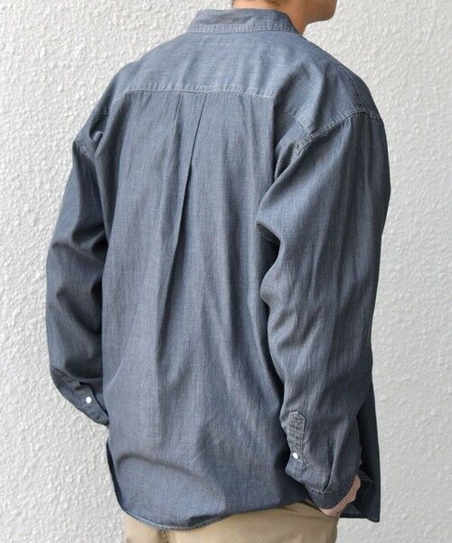 SHIPS / シップス シャツ・ブラウス | SHIPS any: 3.5oz スーパーライト デニム スナップ ボタン リラックス シャツ◆ | 詳細5