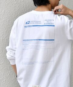 SHIPS / シップス Tシャツ | GOOD ROCK SPEED: USPS グラフィック プリント Tシャツ(ロンT)◆