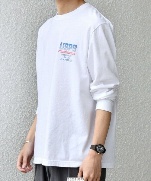 SHIPS / シップス Tシャツ | GOOD ROCK SPEED: USPS グラフィック プリント Tシャツ(ロンT)◆ | 詳細3