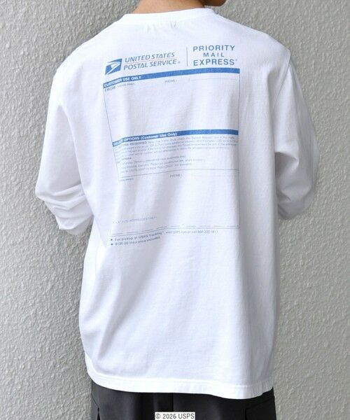 SHIPS / シップス Tシャツ | GOOD ROCK SPEED: USPS グラフィック プリント Tシャツ(ロンT)◆ | 詳細4