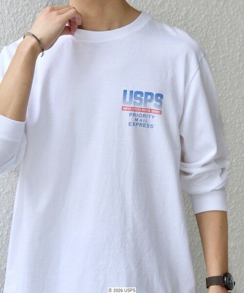 SHIPS / シップス Tシャツ | GOOD ROCK SPEED: USPS グラフィック プリント Tシャツ(ロンT)◆ | 詳細6