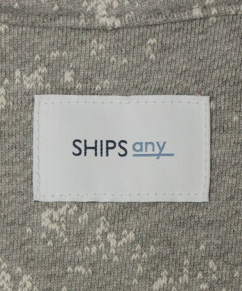 SHIPS / シップス スウェット | SHIPS any:〈洗濯機可能〉コットン ジャガード ハーフジップ 裏毛 スウェット(セットアップ対応)◆ | 詳細9