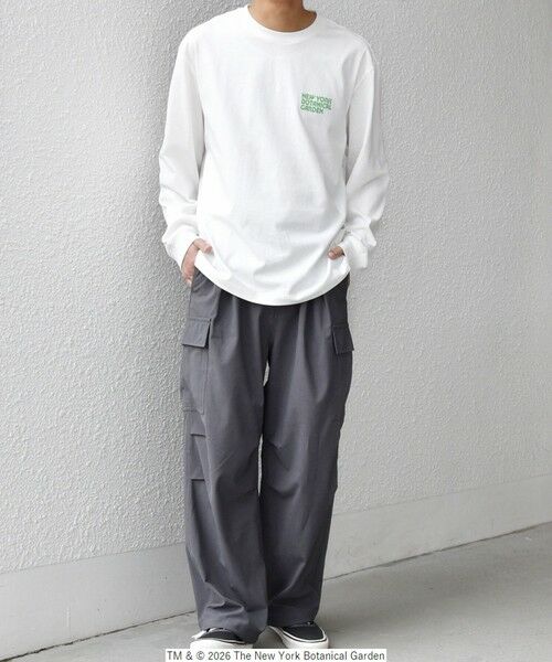 SHIPS / シップス Tシャツ | 【SHIPS any別注】NYBG: ボタニカル プリント リラックス Tシャツ (ロンT)◆ | 詳細1