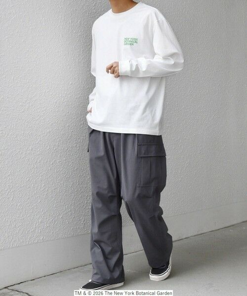 SHIPS / シップス Tシャツ | 【SHIPS any別注】NYBG: ボタニカル プリント リラックス Tシャツ (ロンT)◆ | 詳細2