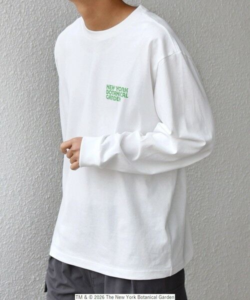 SHIPS / シップス Tシャツ | 【SHIPS any別注】NYBG: ボタニカル プリント リラックス Tシャツ (ロンT)◆ | 詳細3