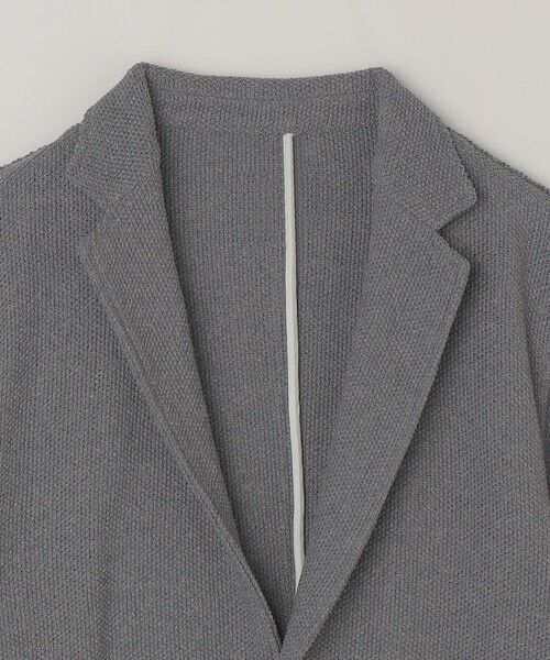 SHIPS / シップス テーラードジャケット | SHIPS any:〈洗濯機可能〉TEXBRID(R) リネン混 タックハニカム ニッティング ジャケット◆ | 詳細7