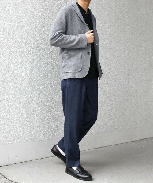 SHIPS / シップス テーラードジャケット | SHIPS any:〈洗濯機可能〉TEXBRID(R) リネン混 タックハニカム ニッティング ジャケット◆ | 詳細2