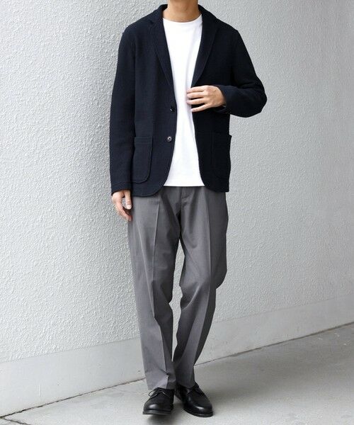 SHIPS / シップス テーラードジャケット | SHIPS any:〈洗濯機可能〉TEXBRID(R) リネン混 タックハニカム ニッティング ジャケット◆ | 詳細15