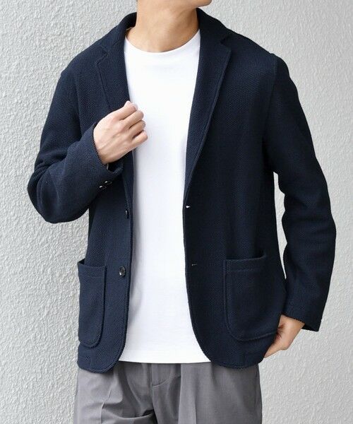 SHIPS / シップス テーラードジャケット | SHIPS any:〈洗濯機可能〉TEXBRID(R) リネン混 タックハニカム ニッティング ジャケット◆ | 詳細17