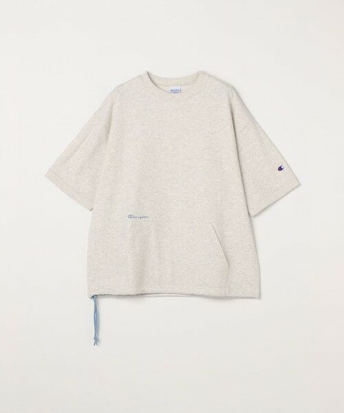 SHIPS / シップス Tシャツ | 【SHIPS any別注】Champion: ロゴ 刺繍 スピンドル スウェット Tシャツ 26SS◆ | 詳細6