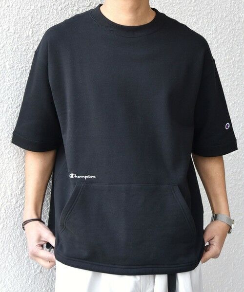 SHIPS / シップス Tシャツ | 【SHIPS any別注】Champion: ロゴ 刺繍 スピンドル スウェット Tシャツ 26SS◆ | 詳細10