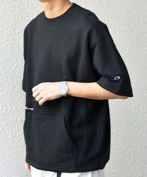 SHIPS / シップス Tシャツ | 【SHIPS any別注】Champion: ロゴ 刺繍 スピンドル スウェット Tシャツ 26SS◆ | 詳細11