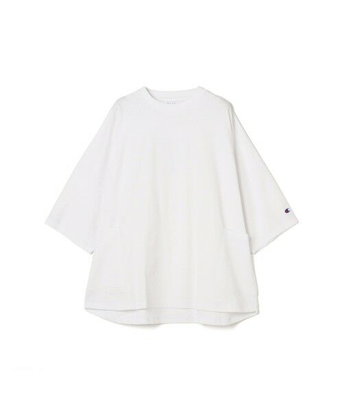 SHIPS / シップス Tシャツ | 【SHIPS any別注】Champion: ロゴ刺繍 ドルマン キャンプポケット Tシャツ◆ | 詳細6