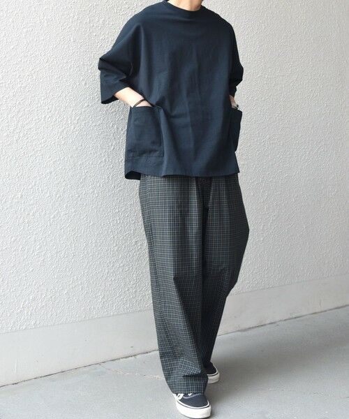 SHIPS / シップス Tシャツ | 【SHIPS any別注】Champion: ロゴ刺繍 ドルマン キャンプポケット Tシャツ◆ | 詳細16