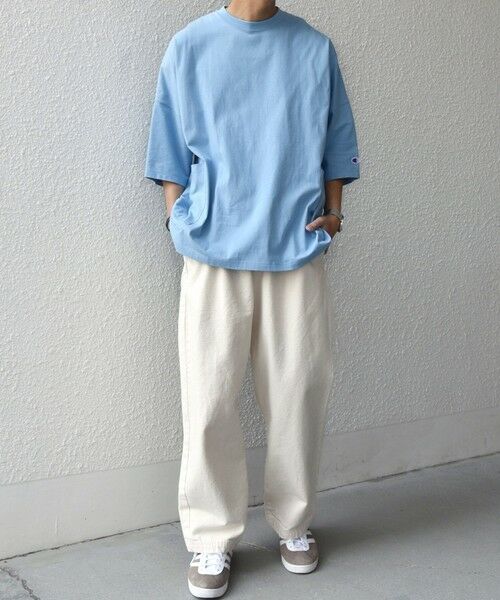 SHIPS / シップス Tシャツ | 【SHIPS any別注】Champion: ロゴ刺繍 ドルマン キャンプポケット Tシャツ◆ | 詳細22