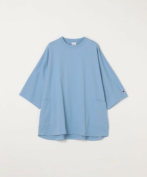 SHIPS / シップス Tシャツ | 【SHIPS any別注】Champion: ロゴ刺繍 ドルマン キャンプポケット Tシャツ◆ | 詳細27