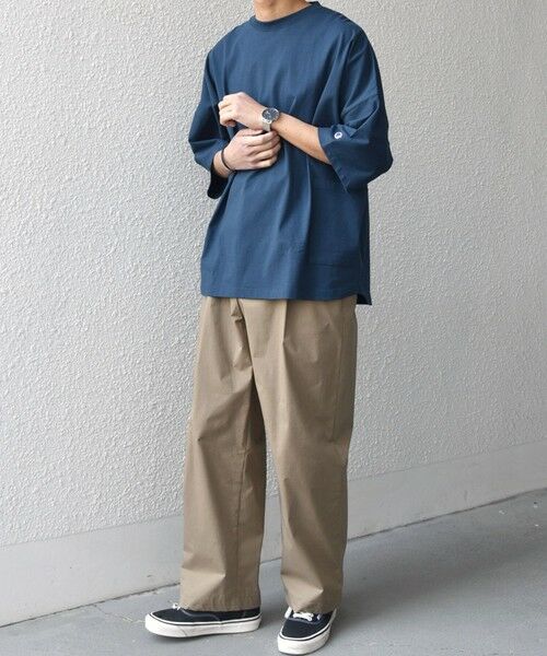 SHIPS / シップス Tシャツ | 【SHIPS any別注】Champion: ロゴ刺繍 ドルマン キャンプポケット Tシャツ◆ | 詳細30