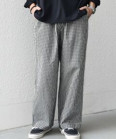 SHIPS / シップス その他パンツ | SHIPS any:〈洗濯機可能〉マイクロ チェック イージー パンツ(セットアップ対応)◆