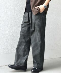 SHIPS / シップス その他パンツ | SHIPS any:〈洗濯機可能〉マイクロ チェック イージー パンツ(セットアップ対応)◆