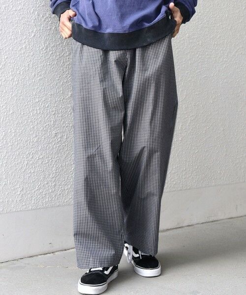 SHIPS / シップス その他パンツ | SHIPS any:〈洗濯機可能〉マイクロ チェック イージー パンツ(セットアップ対応)◆ | 詳細3