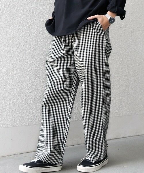 SHIPS / シップス その他パンツ | SHIPS any:〈洗濯機可能〉マイクロ チェック イージー パンツ(セットアップ対応)◆ | 詳細9