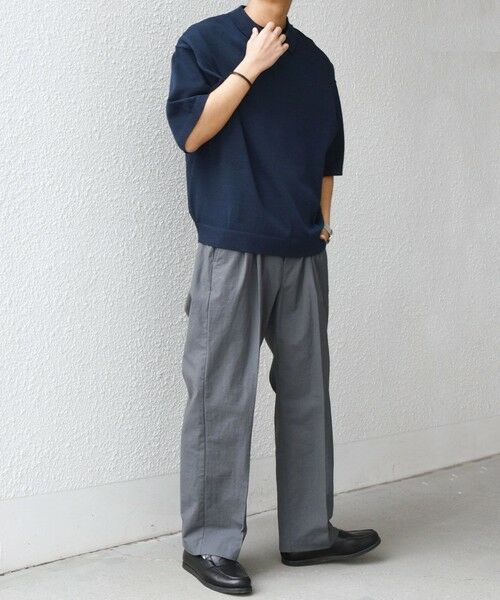 SHIPS / シップス その他パンツ | SHIPS any: コットン/ナイロン ワッシャー 2タック セミワイド イージー パンツ(セットアップ対応)◆ | 詳細7