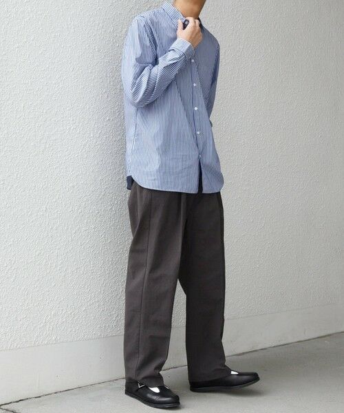 SHIPS / シップス その他パンツ | SHIPS any: コットン/ナイロン ワッシャー 2タック セミワイド イージー パンツ(セットアップ対応)◆ | 詳細12