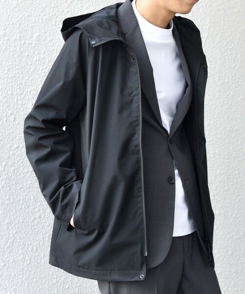 SHIPS / シップス ダッフルコート | 【WEB限定】SHIPS any:〈撥水/防風/洗濯機可能〉オールウェザー ミドル フード コート◆ | 詳細12