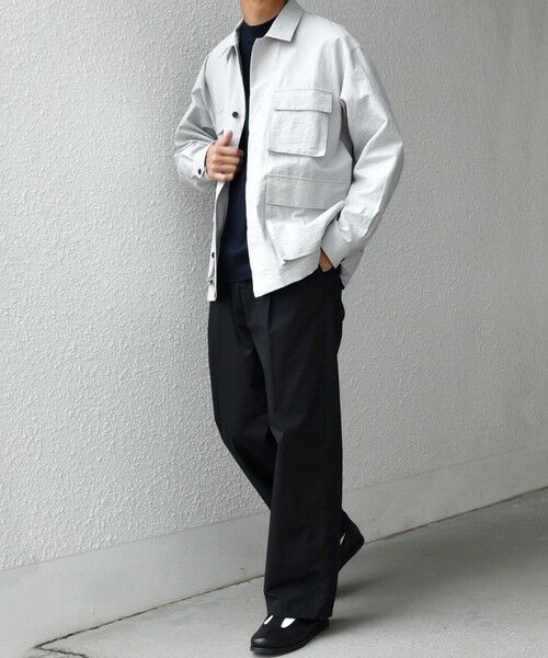 SHIPS / シップス シャツ・ブラウス | SHIPS any: コットン/ナイロン ワッシャー BDU シャツ(セットアップ対応)◆ | 詳細2