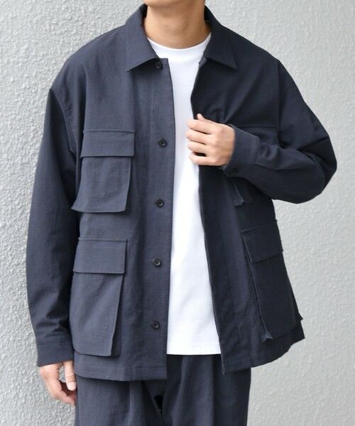 SHIPS / シップス シャツ・ブラウス | SHIPS any: コットン/ナイロン ワッシャー BDU シャツ(セットアップ対応)◆ | 詳細13
