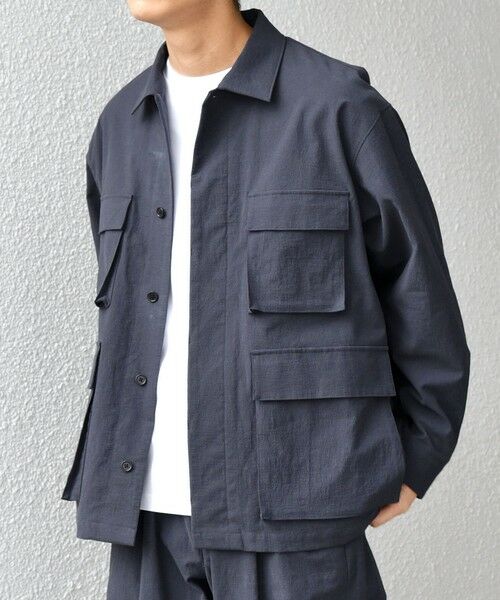 SHIPS / シップス シャツ・ブラウス | SHIPS any: コットン/ナイロン ワッシャー BDU シャツ(セットアップ対応)◆ | 詳細14