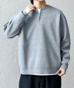 SHIPS / シップス ニット・セーター | SHIPS any:〈手洗い可能〉ミラノリブ コットンライク ヘンリーネック ニット◆