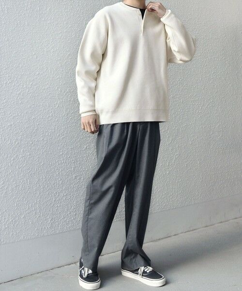 SHIPS / シップス ニット・セーター | SHIPS any:〈手洗い可能〉ミラノリブ コットンライク ヘンリーネック ニット◆ | 詳細2