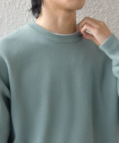 SHIPS / シップス ニット・セーター | SHIPS any:〈手洗い可能〉ミラノリブ コットンライク クルーネック ニット◆