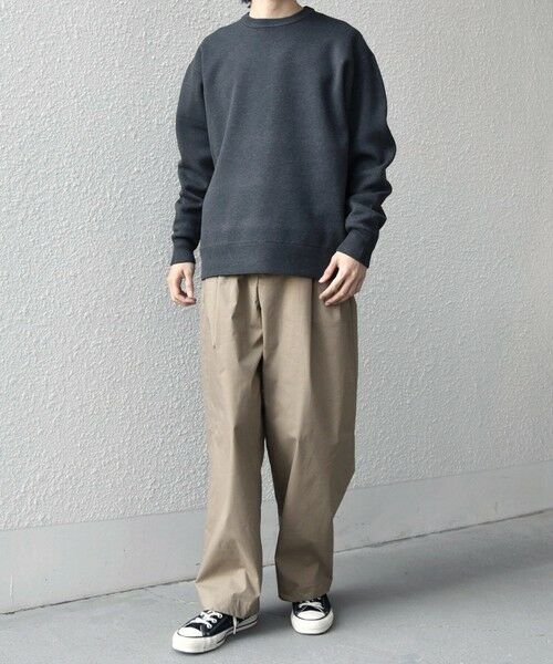 SHIPS / シップス ニット・セーター | SHIPS any:〈手洗い可能〉ミラノリブ コットンライク クルーネック ニット◆ | 詳細1