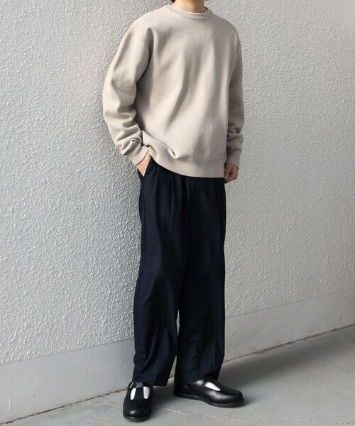 SHIPS / シップス ニット・セーター | SHIPS any:〈手洗い可能〉ミラノリブ コットンライク クルーネック ニット◆ | 詳細7