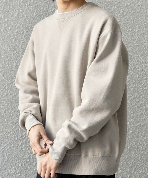 SHIPS / シップス ニット・セーター | SHIPS any:〈手洗い可能〉ミラノリブ コットンライク クルーネック ニット◆ | 詳細9