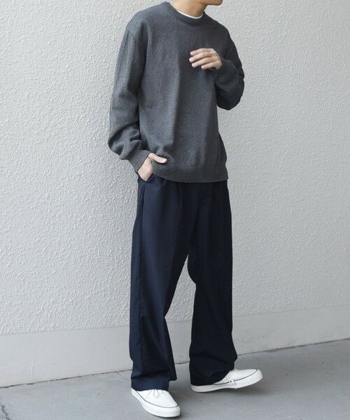 SHIPS / シップス ニット・セーター | SHIPS any:〈手洗い可能〉JAPAN MADE ペーパーヤーン ハイゲージ クルーネック ニット◆ | 詳細2