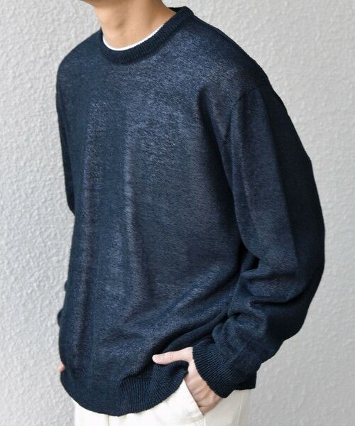 SHIPS / シップス ニット・セーター | SHIPS any:〈手洗い可能〉JAPAN MADE ペーパーヤーン ハイゲージ クルーネック ニット◆ | 詳細14